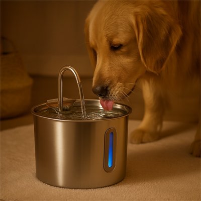 Fontaine a eau Chien