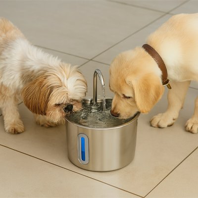 Fontaine a eau Chien
