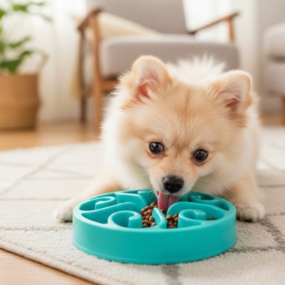 Gamelle anti glouton Chien 