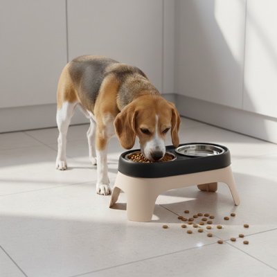 Gamelle chien surélevée 